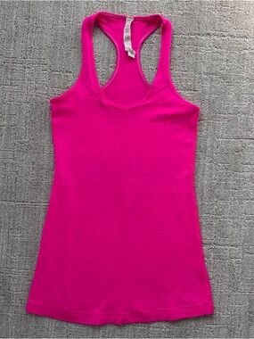 lululemon athletica Bright Fuchsia Racerback tank top